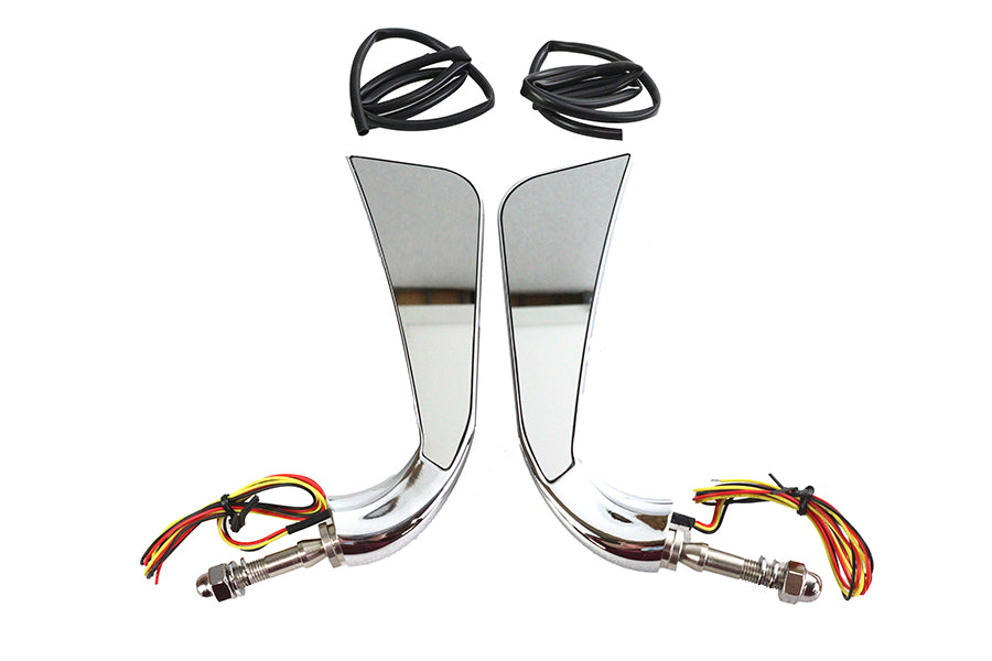 Wyatt Gatling Evil Eye Mirror Set with Billet Stems - additional view 2
