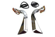 Wyatt Gatling Evil Eye Mirror Set with Billet Stems - additional view 3