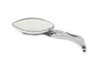 Wyatt Gatling Druid Mirror Oval Style with Flame Billet Stem