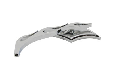 Wyatt Gatling Druid Mirror with Flame Style Billet Stem - additional view 2