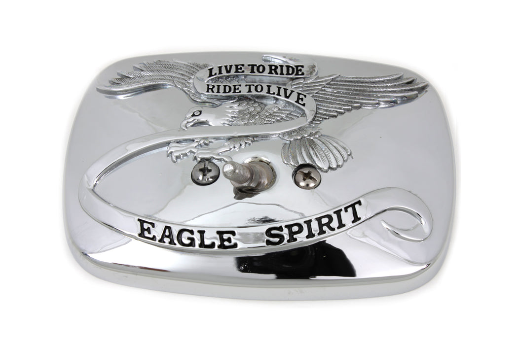 Wyatt Gatling Chrome Eagle Spirit Mirror Head