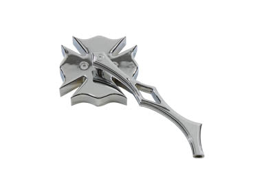 Wyatt Gatling Chrome Firefighter Mirror with Billet Stem - additional view 2