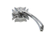 Wyatt Gatling Chrome Firefighter Mirror with Billet Maltese Stem - additional view 2