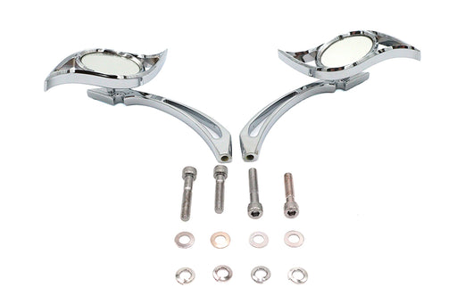 Wyatt Gatling Villain Mirror Set with Spear Stems Chrome - additional view 2