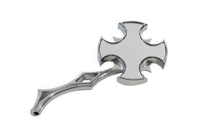 Wyatt Gatling Rotar Mirror Chrome with Billet Diamond Stem