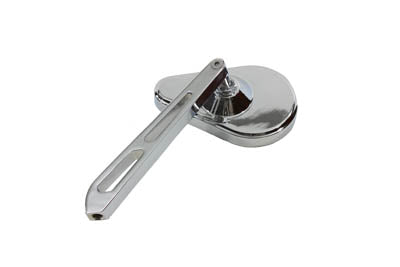 Wyatt Gatling Teardrop Mirror Chrome with Billet Slotted Stem - additional view 2