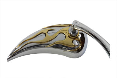 Wyatt Gatling Chrome Billet Teardrop Mirror Set - additional view 2