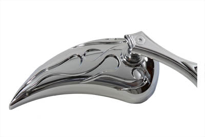 Wyatt Gatling Chrome Billet Teardrop Mirror Set - additional view 2