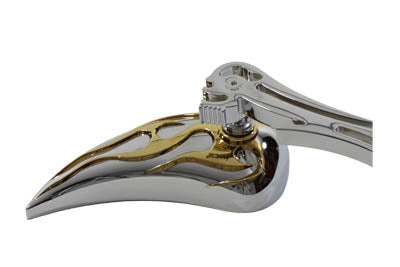 Wyatt Gatling Chrome Billet Teardrop Mirror Set - additional view 2