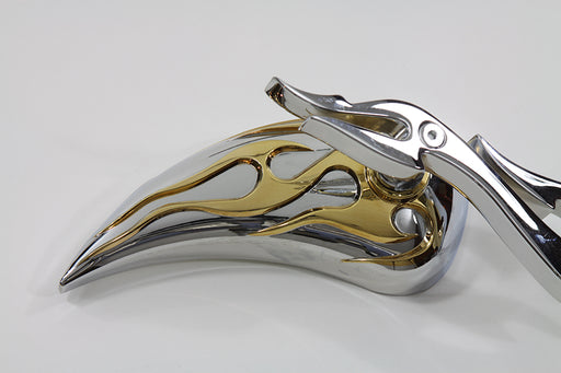 Wyatt Gatling Chrome Billet Teardrop Mirror Set - additional view 2