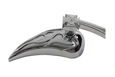 Wyatt Gatling Chrome Billet Teardrop Mirror Set - additional view 2
