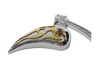 Wyatt Gatling Chrome Billet Teardrop Mirror Set - additional view 2