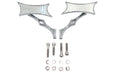 Wyatt Gatling Oblique Mirror Set Billet Chrome - additional view 2