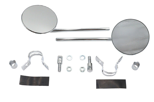 Wyatt Gatling Round Mirror Set Chrome - additional view 2
