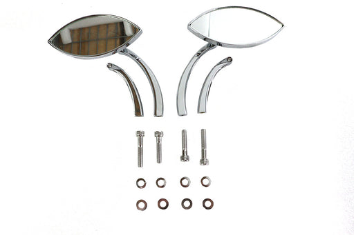 Wyatt Gatling Eagle Eye Mirror Set Billet Chrome - additional view 2
