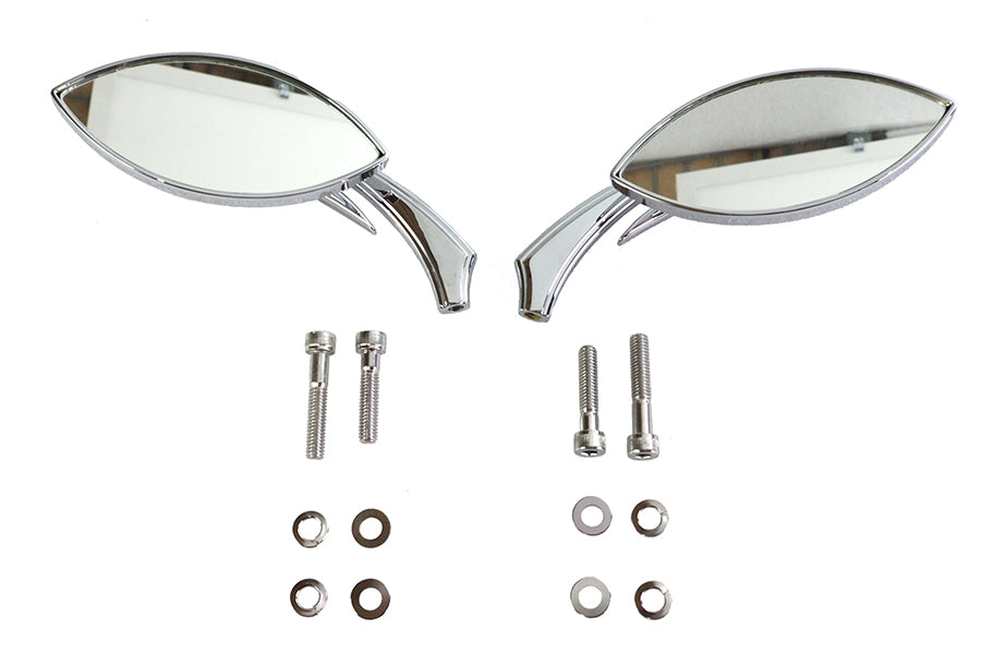 Wyatt Gatling Eagle Eye Mirror Set Billet Chrome - additional view 2