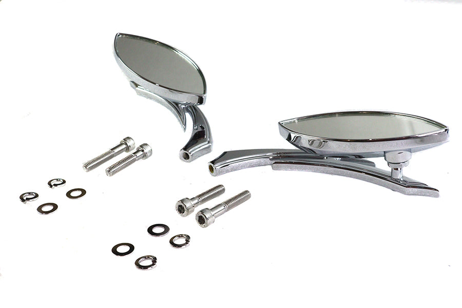 Wyatt Gatling Eagle Eye Mirror Set Billet Chrome - additional view 3