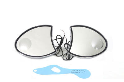 Wyatt Gatling Fairing Mirror Set Chrome