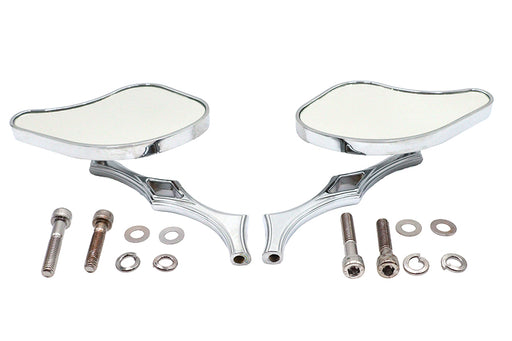 Wyatt Gatling Pork Chop Mirror Set Billet