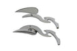 Wyatt Gatling Teardrop Mirror Set Chrome