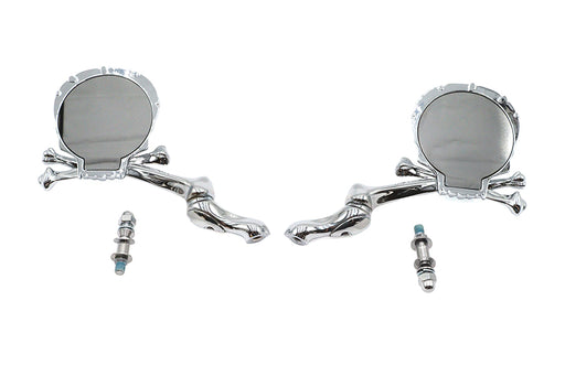 Wyatt Gatling Skull Mirror Set with Bone Stem - additional view 2