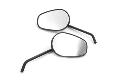 Wyatt Gatling Sidewinder Mirror Set with Round Stems Black - additional view 2
