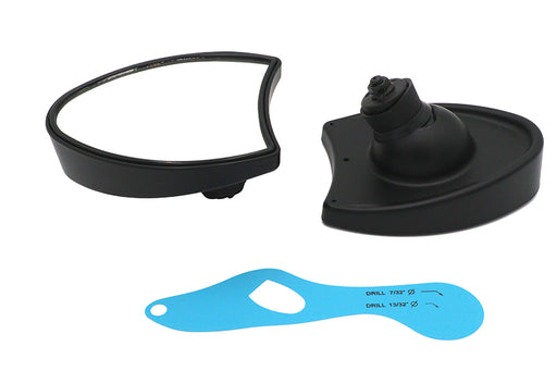 V-Twin Manufacturing Fairing Mirror Set Black