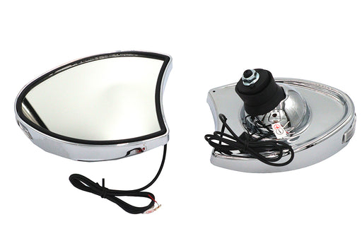 Wyatt Gatling Fairing Mirror Set Chrome