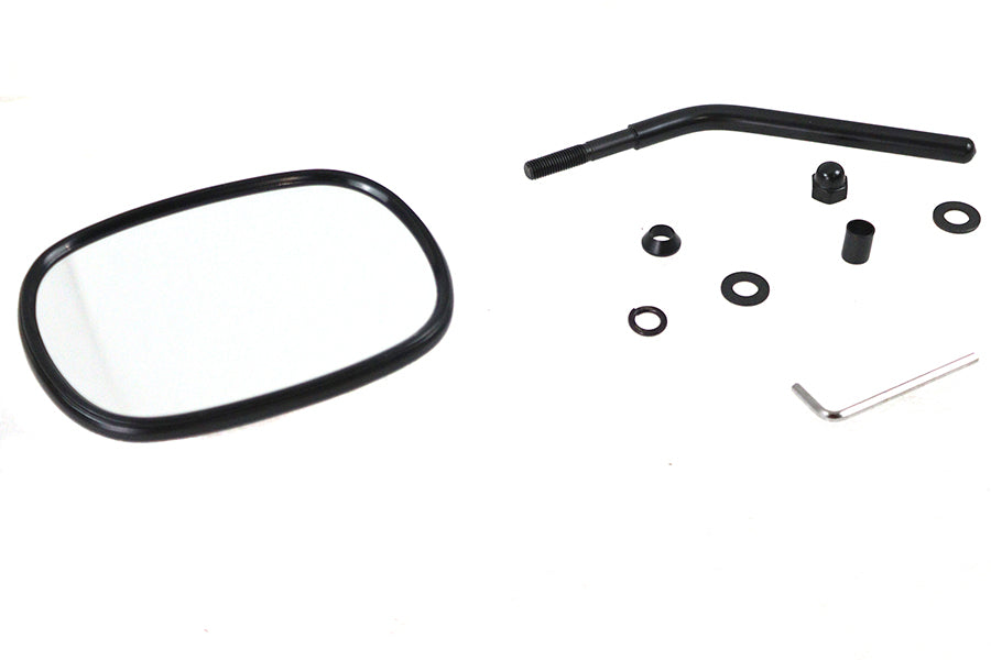 V-Twin Manufacturing Black Rectangular Mirror - additional view 2