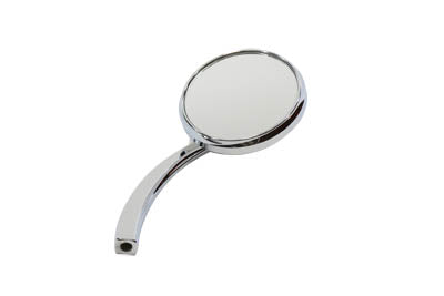 Wyatt Gatling Round Mirror Chrome with Billet Stem