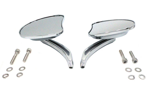 Wyatt Gatling Mini Tapered Mirror Set with Short Slotted Stem