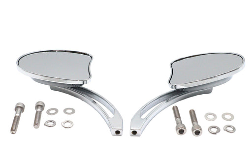 Wyatt Gatling Mini Tapered Mirror Set with Long Slotted Stem