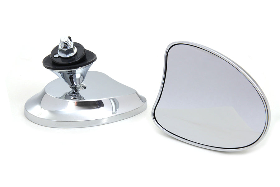 Wyatt Gatling Mini Fairing Mirror Set Chrome - additional view 4