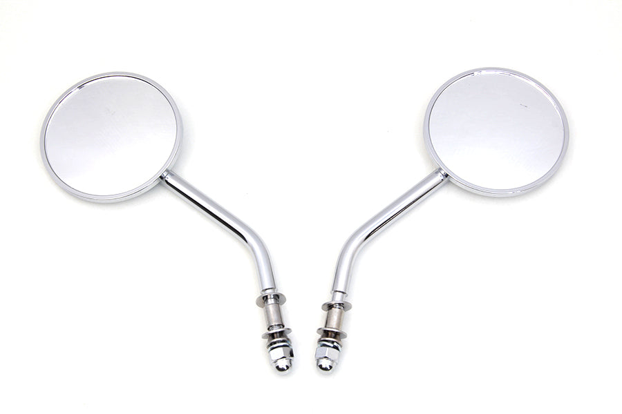 Wyatt Gatling Mini Round Mirror Set Chrome - additional view 2