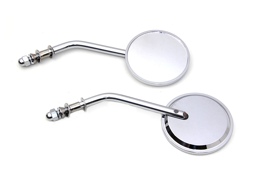 Wyatt Gatling Mini Round Mirror Set Chrome - additional view 3
