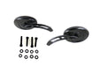 Wyatt Gatling Oval Mirror Set with Billet 3 Slot Stem Black - additional view 4
