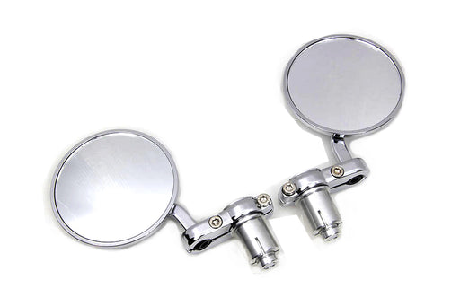 Wyatt Gatling Cafe Style Mirror Set Chrome - additional view 2