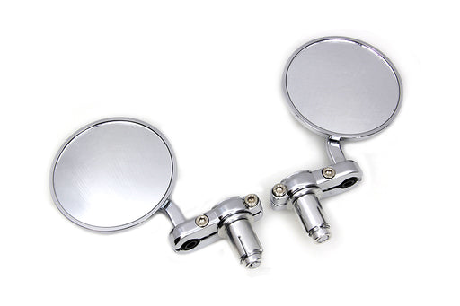 Wyatt Gatling Cafe Style Mirror Set Chrome - additional view 2