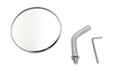 Wyatt Gatling 3 Round Mini Mirror Top Triple Tree Mount Chrome