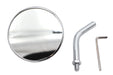 Wyatt Gatling 3 Round Mini Mirror Top Triple Tree Mount Chrome - additional view 2