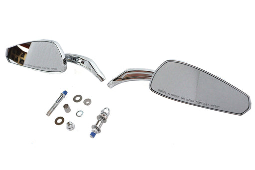 Wyatt Gatling Wyatt Gatling Teardrop Mirror Set Chrome - additional view 2
