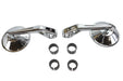 Wyatt Gatling Wyatt Gatling Round Mirror Set Chrome - additional view 4