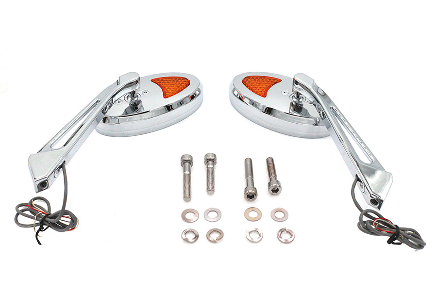Wyatt Gatling Ellipse Mirror Set with LED Turn Signal - additional view 3