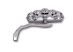 Wyatt Gatling Chrome 5 Skull Mirror with Billet Worm Stem