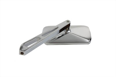 Wyatt Gatling Rectangular Mirror Chrome with Billet Stem - additional view 2