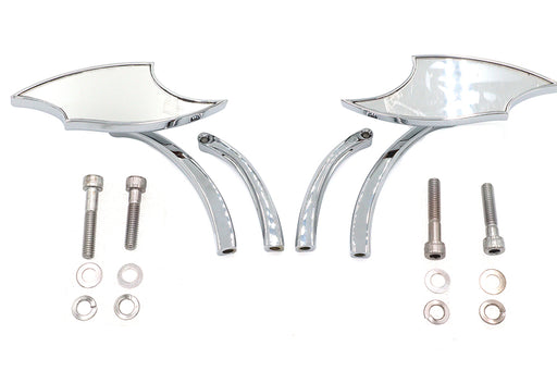 Wyatt Gatling Lucifer Mirror Set Billet with Curve Stem - additional view 2