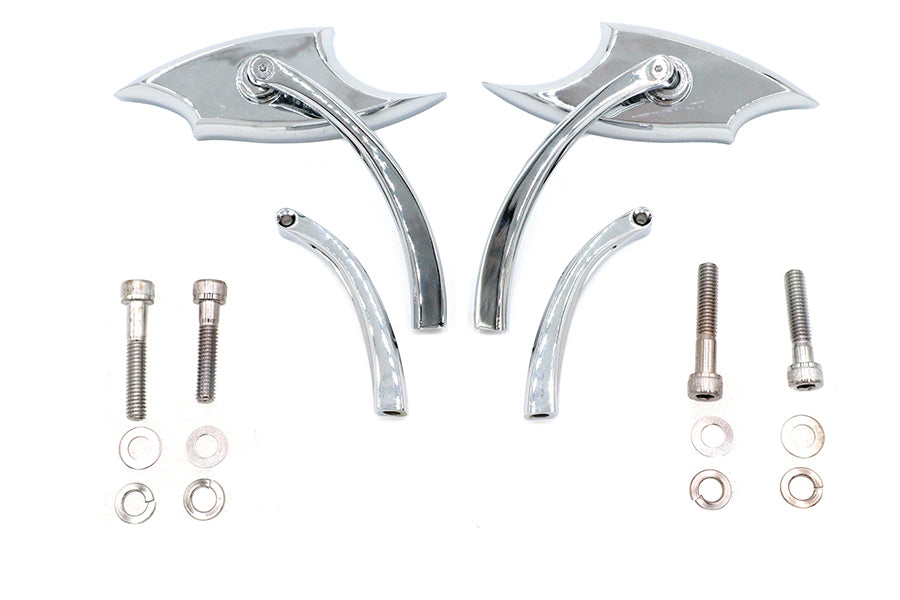 Wyatt Gatling Lucifer Mirror Set Billet with Curve Stem - additional view 4