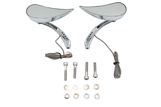 Wyatt Gatling Billet Teardrop Mirror Set - additional view 2