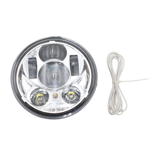 5-3/4 Daylight Projector LED Headlamp Chrome - Ultima 8-485 - OEM 67700145A