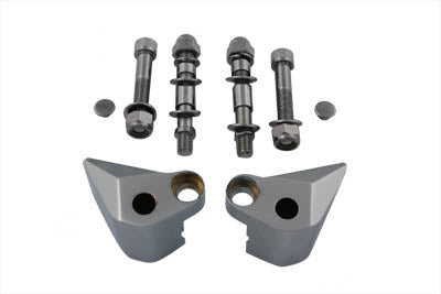 Wyatt Gatling Chrome Mirror Mount Block